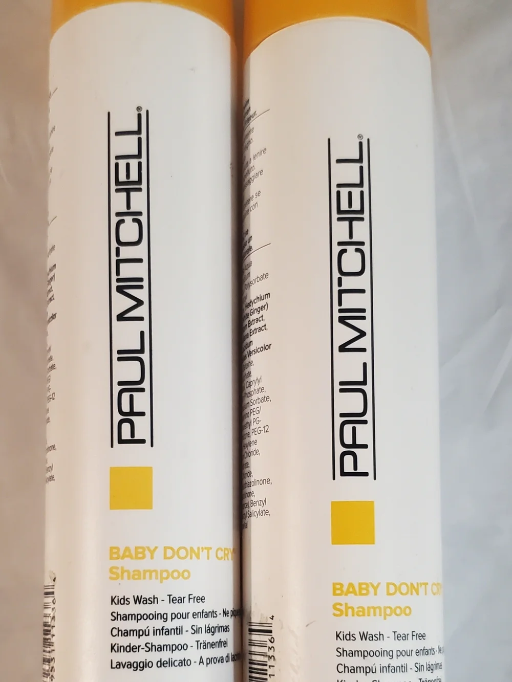 Paul Mitchell Baby Don’t Cry Shampoo 10.5oz. - Lot Of 2